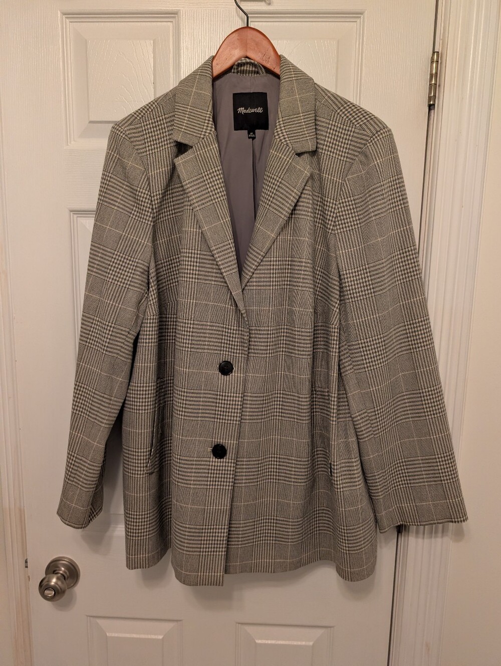 Madewell Dorset Plaid Blazer